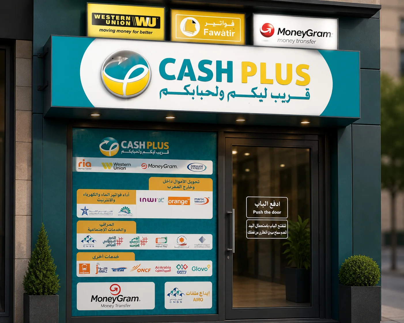 Enseigne Cash Plus